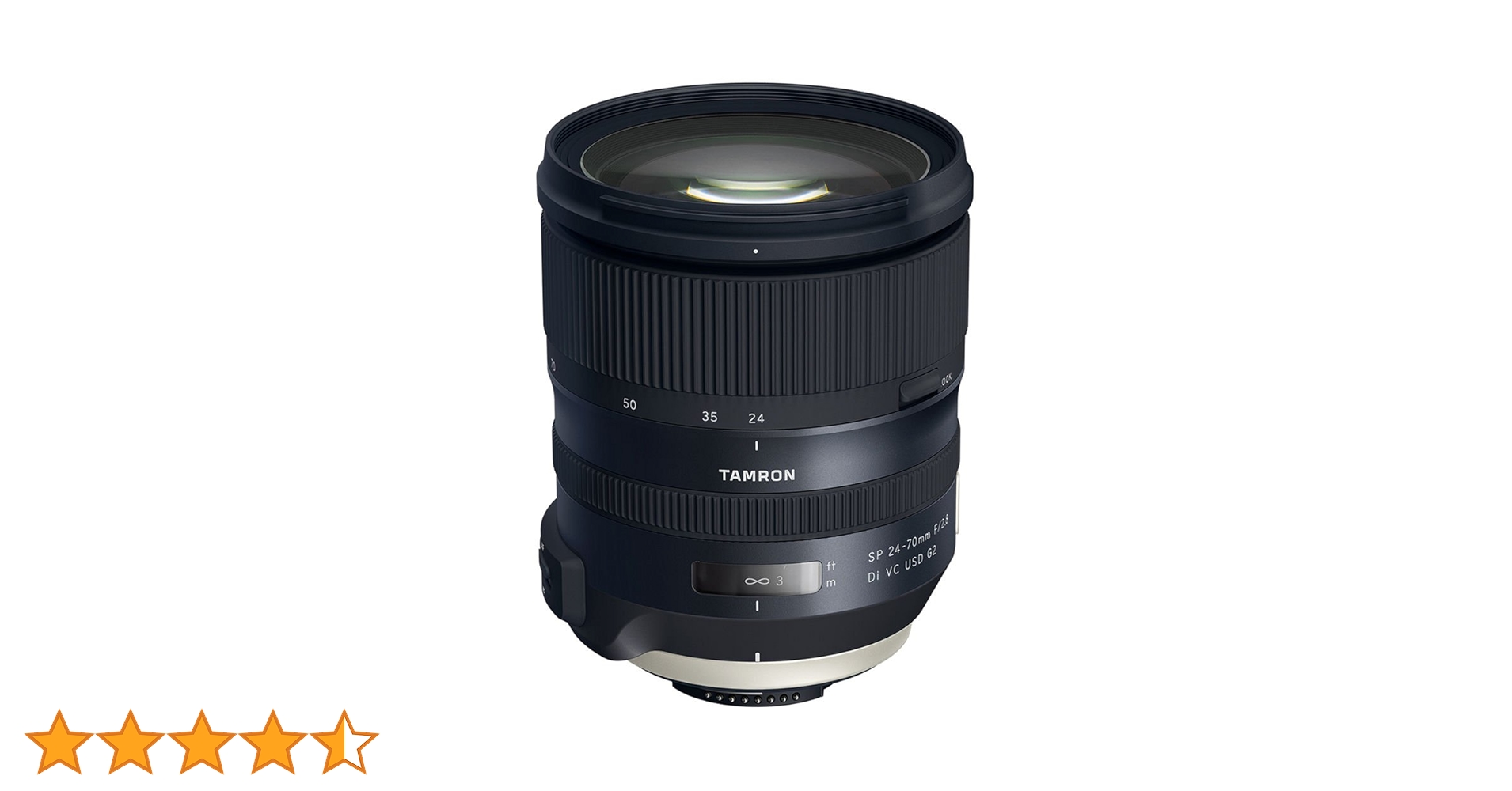 Tamron Obiettivo per Nikon, 24-70mm F/2,8 Di VC USD G2, Nero